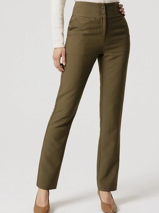 Zdjęcie produktu Spodnie materiałowe Damart khaki