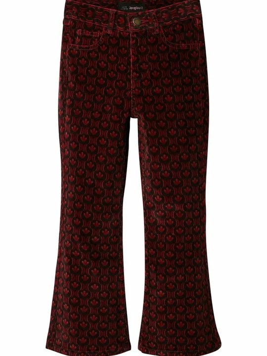 Zdjęcie produktu Spodnie materiałowe Desigual czerwony
