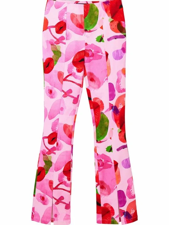 Zdjęcie produktu Spodnie materiałowe Desigual czerwony