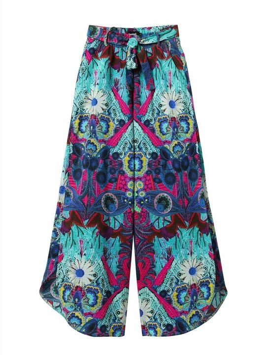 Zdjęcie produktu Spodnie materiałowe Desigual niebieski