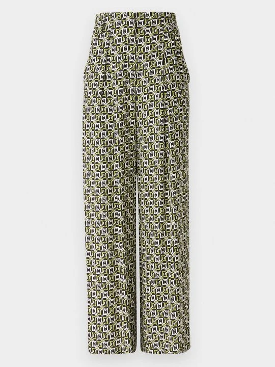 Zdjęcie produktu Spodnie materiałowe Diane Von Furstenberg zielony