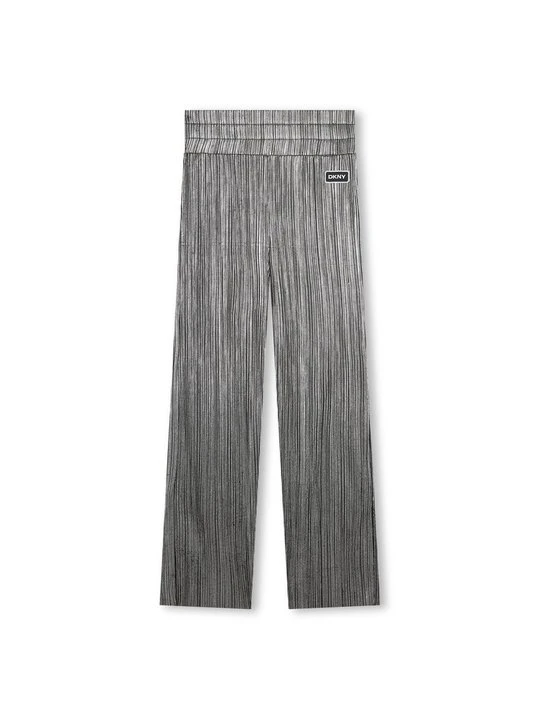 Zdjęcie produktu Spodnie materiałowe DKNY srebrny