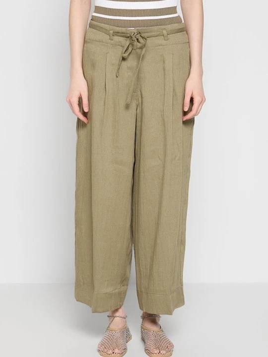 Zdjęcie produktu Spodnie materiałowe DKNY oliwkowy