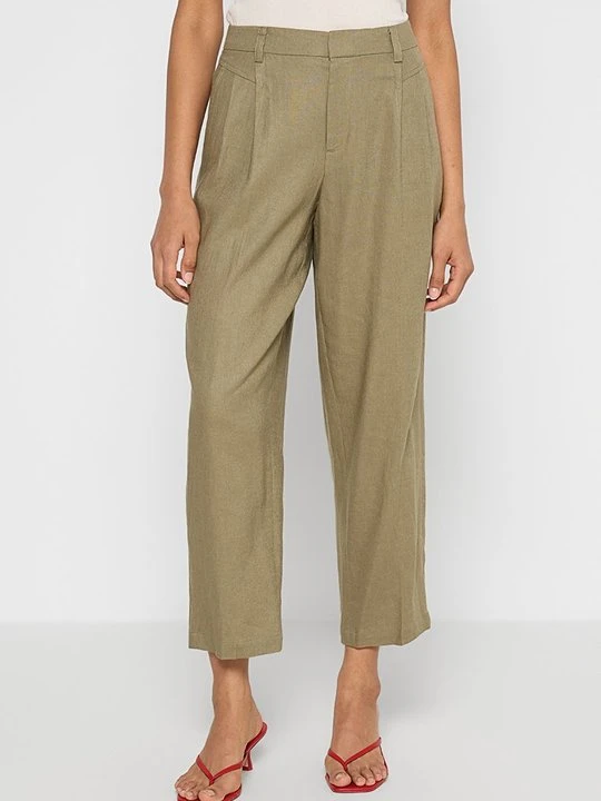 Zdjęcie produktu Spodnie materiałowe DKNY oliwkowy