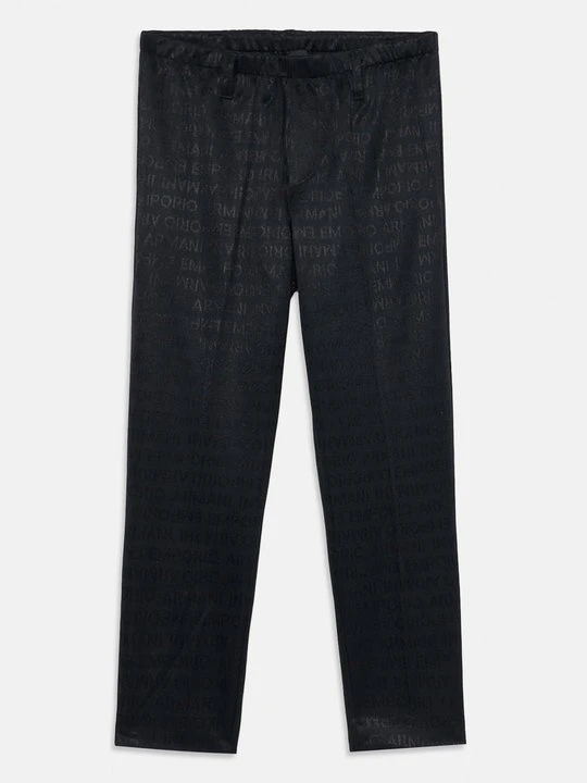 Zdjęcie produktu Spodnie materiałowe Emporio Armani granatowy