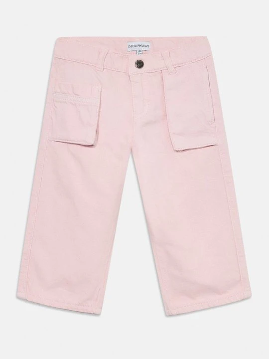 Zdjęcie produktu Spodnie materiałowe Emporio Armani jasnoróżowy