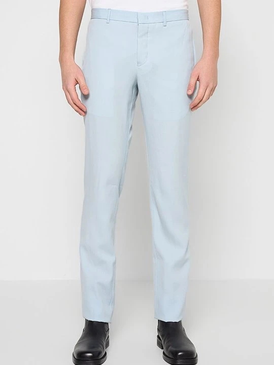 Zdjęcie produktu Spodnie materiałowe Emporio Armani niebieski
