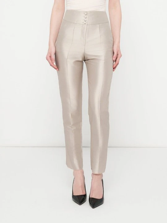 Zdjęcie produktu Spodnie materiałowe Emporio Armani beżowy