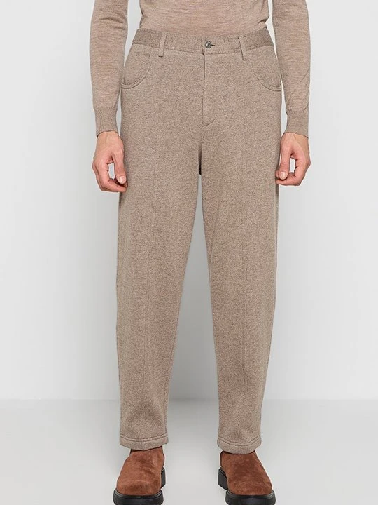 Zdjęcie produktu Spodnie materiałowe Emporio Armani brązowy