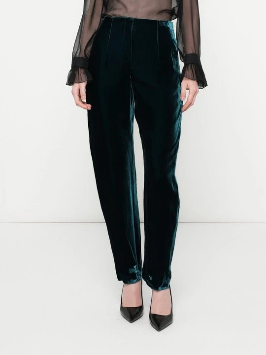 Zdjęcie produktu Spodnie materiałowe Emporio Armani zielony
