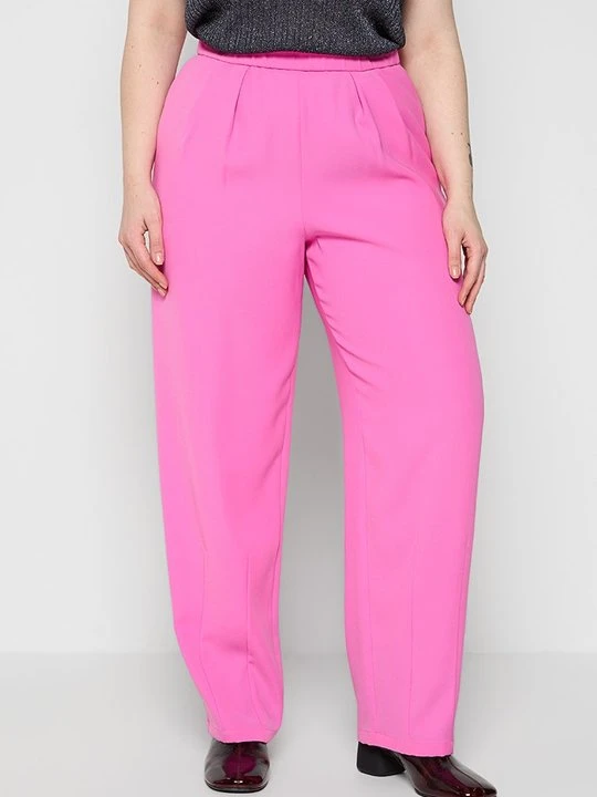 Zdjęcie produktu Spodnie materiałowe Emporio Armani różowy