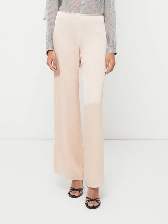 Zdjęcie produktu Spodnie materiałowe Emporio Armani jasnoróżowy