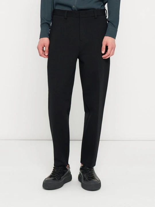 Zdjęcie produktu Spodnie materiałowe Emporio Armani czarny melanż