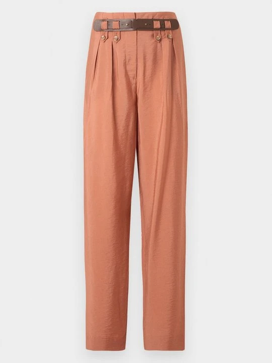 Zdjęcie produktu Spodnie materiałowe Emporio Armani ochra