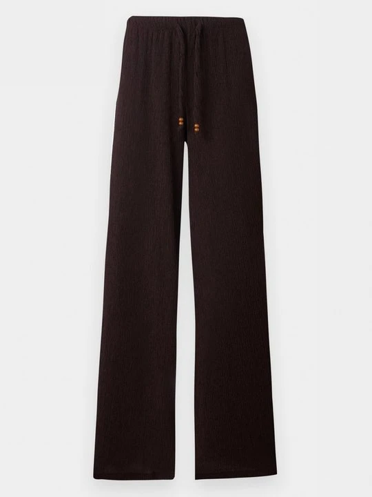 Zdjęcie produktu Spodnie materiałowe Even&Odd By Zalando ciemnobrązowy