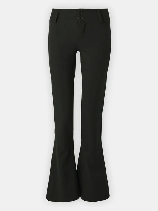 Zdjęcie produktu Spodnie materiałowe Gina Tricot czarny