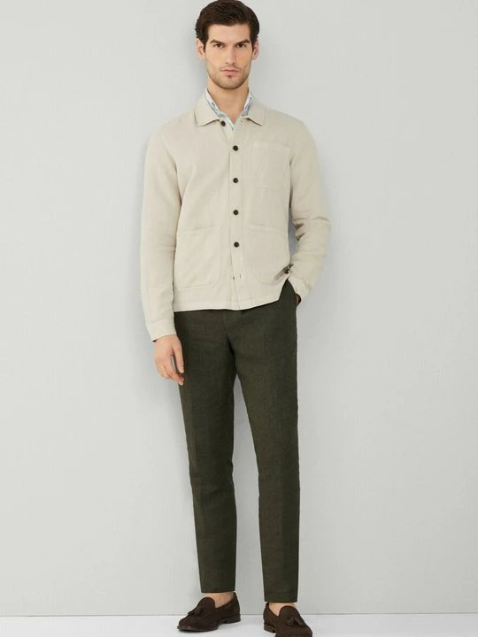 Zdjęcie produktu Spodnie materiałowe Hackett London khaki