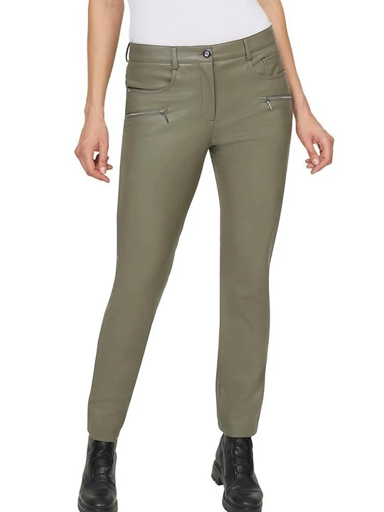 Zdjęcie produktu Spodnie materiałowe Heine khaki