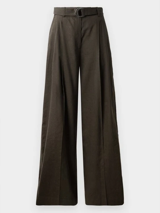 Zdjęcie produktu Spodnie materiałowe Helmut Lang brązowy
