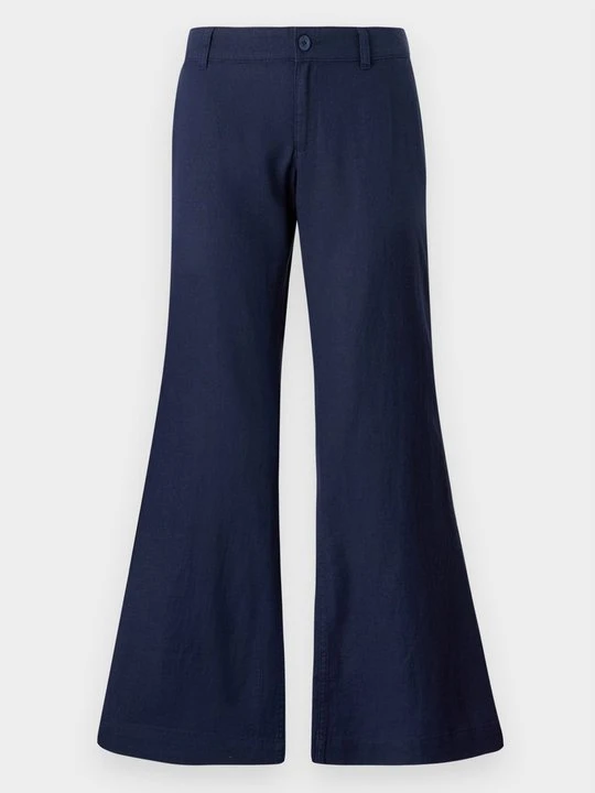 Zdjęcie produktu Spodnie materiałowe Hollister Co. granatowy