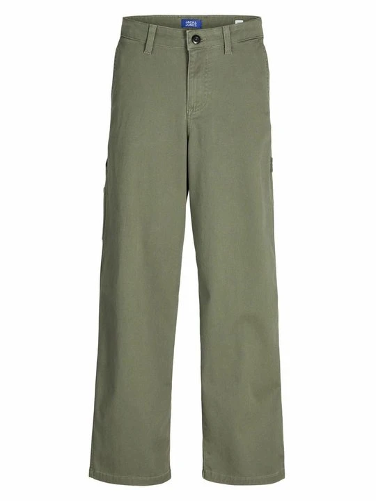 Zdjęcie produktu Spodnie materiałowe Jack & Jones Kids oliwkowy melanż