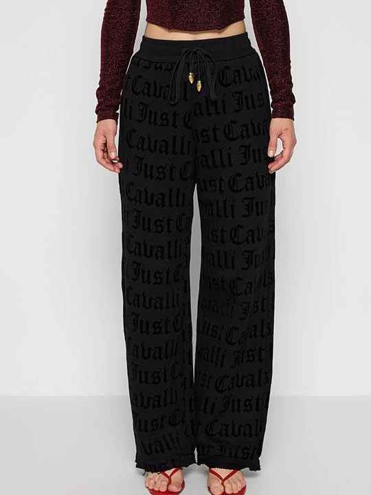 Zdjęcie produktu Spodnie materiałowe Just Cavalli czarny