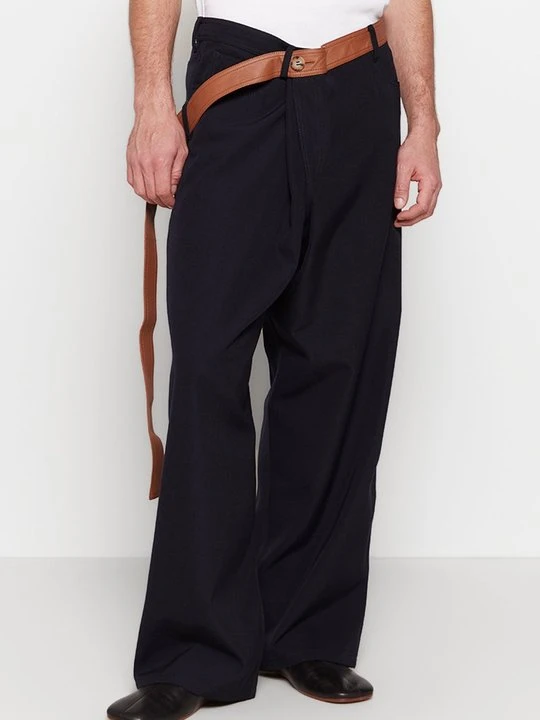Zdjęcie produktu Spodnie materiałowe Lanvin czarny