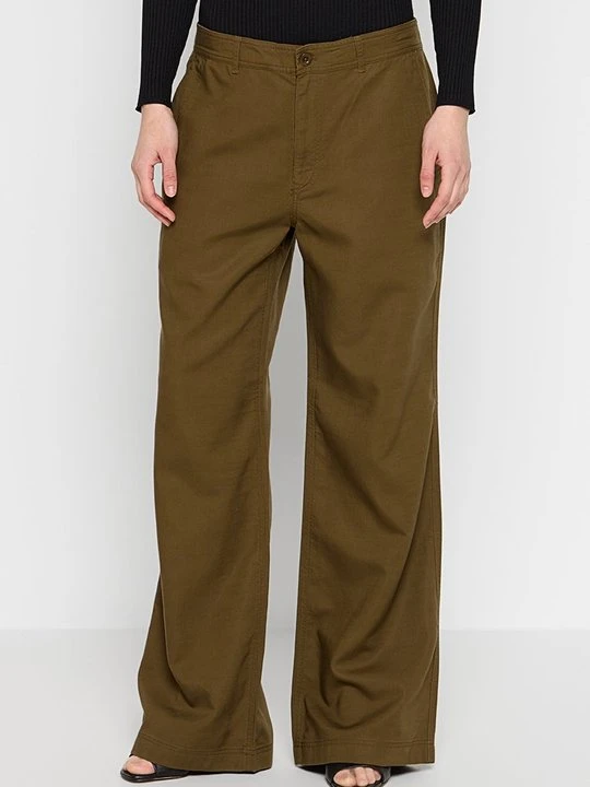 Zdjęcie produktu Spodnie materiałowe Lauren Ralph Lauren khaki