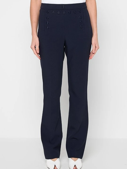 Zdjęcie produktu Spodnie materiałowe Lauren Ralph Lauren granatowy