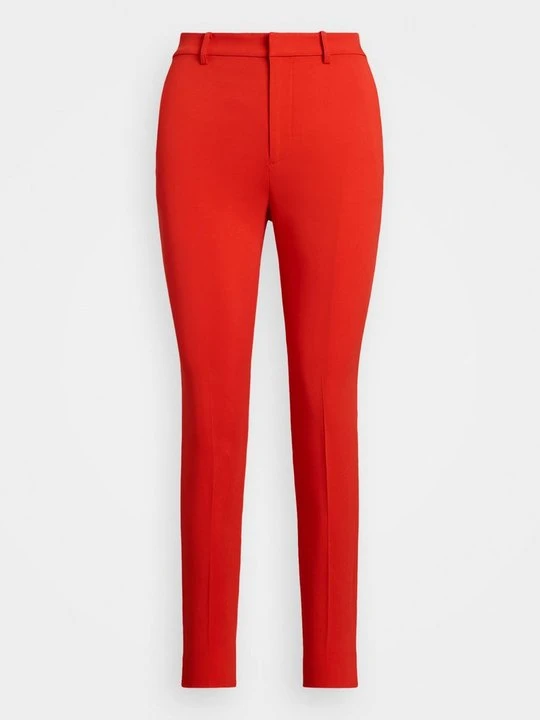 Zdjęcie produktu Spodnie materiałowe Lauren Ralph Lauren czerwony
