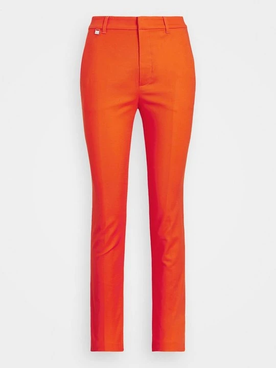 Zdjęcie produktu Spodnie materiałowe Lauren Ralph Lauren pomarańczowy