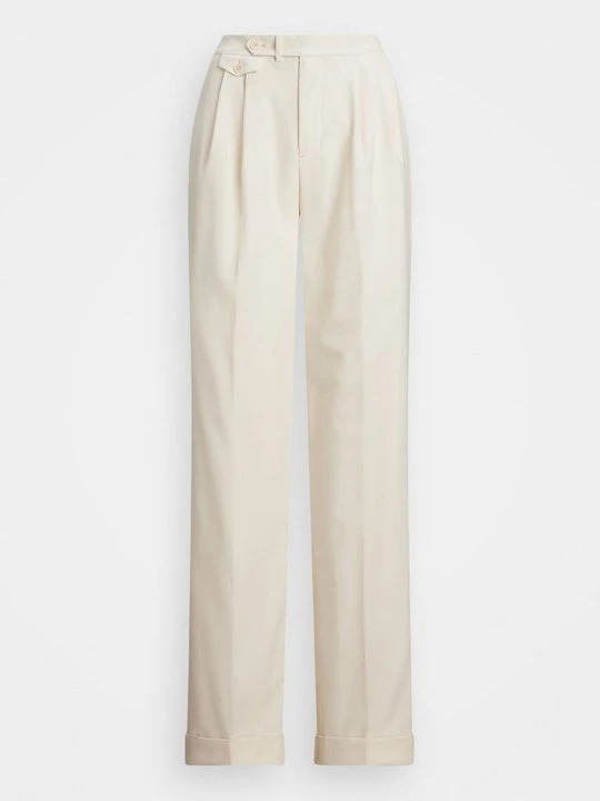 Zdjęcie produktu Spodnie materiałowe Lauren Ralph Lauren mleczny