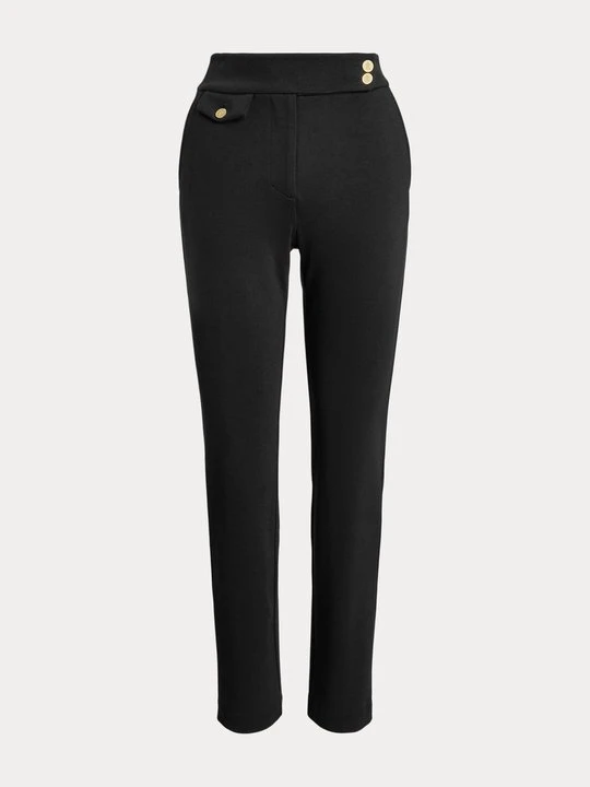 Zdjęcie produktu Spodnie materiałowe Lauren Ralph Lauren czarny