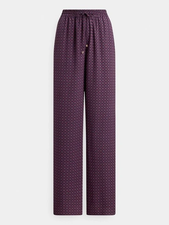 Zdjęcie produktu Spodnie materiałowe Lauren Ralph Lauren granatowy