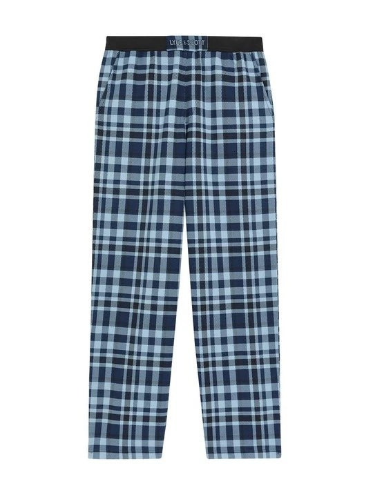 Zdjęcie produktu Spodnie materiałowe Lyle & Scott niebieski