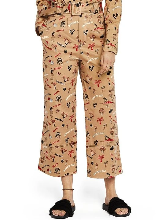 Zdjęcie produktu Spodnie materiałowe Maison Scotch koniakowy