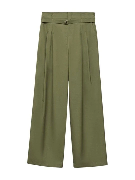 Zdjęcie produktu Spodnie materiałowe Mango khaki