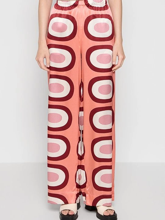 Zdjęcie produktu Spodnie materiałowe Marimekko koralowy