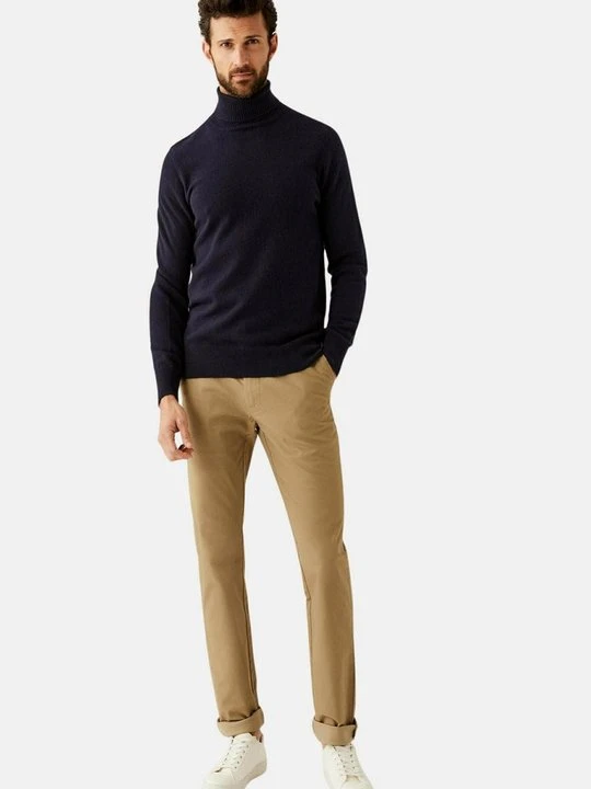 Zdjęcie produktu Spodnie materiałowe Marks & Spencer kamień