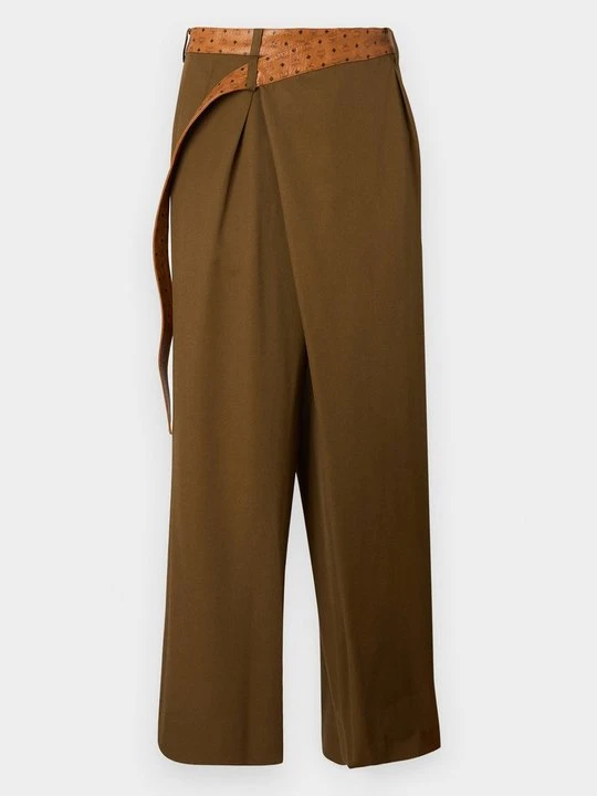 Zdjęcie produktu Spodnie materiałowe MCM khaki