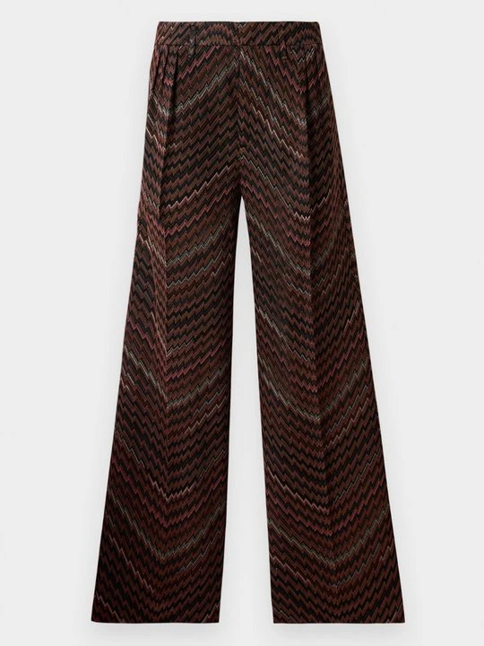 Zdjęcie produktu Spodnie materiałowe Missoni ciemnobrązowy
