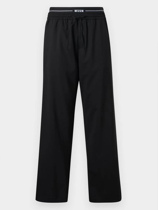 Zdjęcie produktu Spodnie materiałowe MSGM czarny