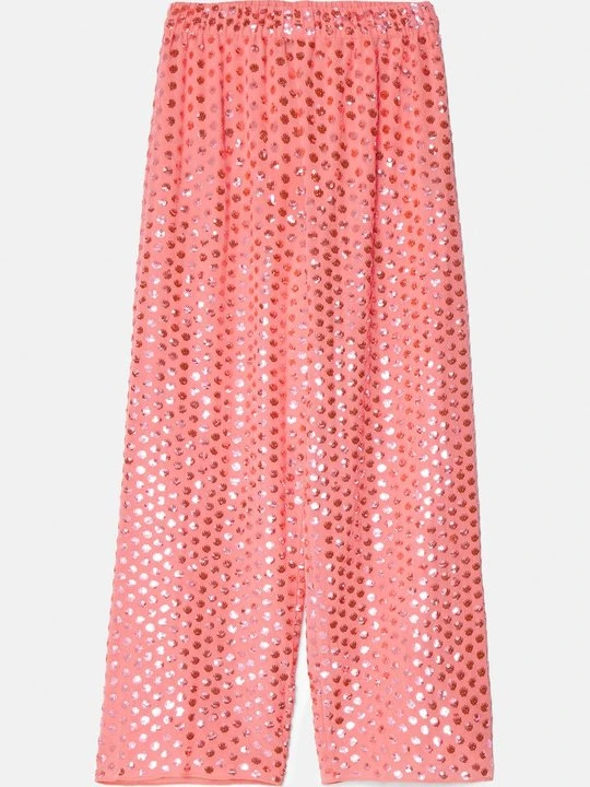 Zdjęcie produktu Spodnie materiałowe Needle & Thread koralowy