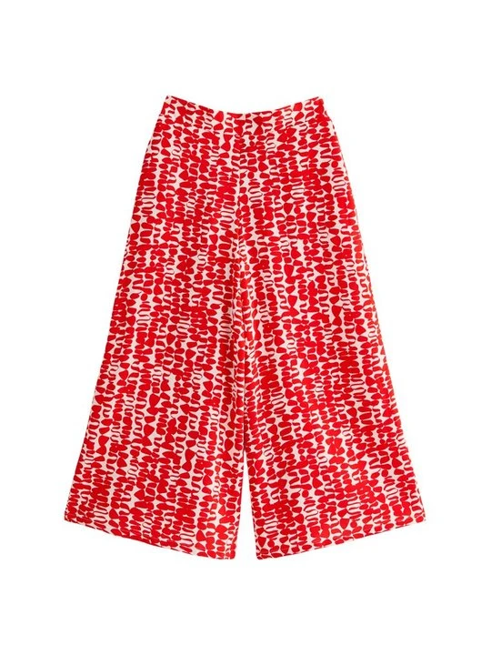Zdjęcie produktu Spodnie materiałowe New Look czerwony melanż