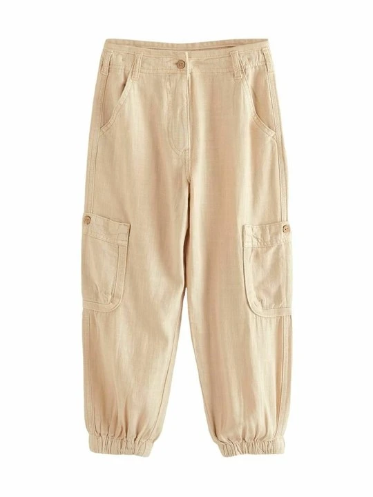 Zdjęcie produktu Spodnie materiałowe Next khaki