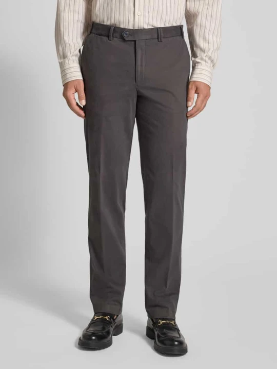 Zdjęcie produktu Spodnie materiałowe krój regular fit model 'Peaker' hiltl Ciemnoszary