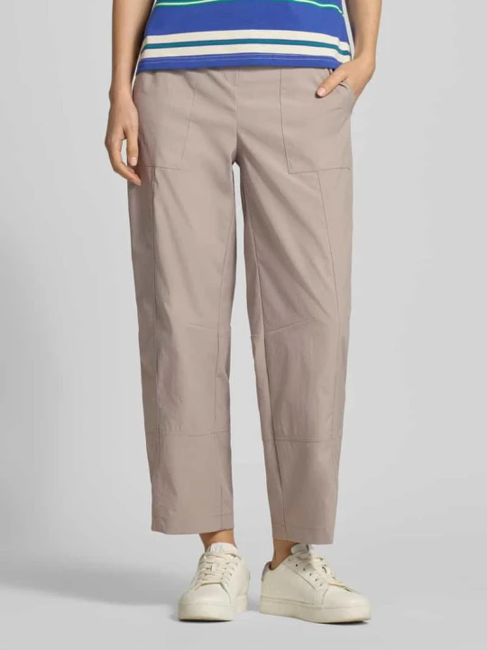 Zdjęcie produktu Spodnie materiałowe o kroju regular fit z wpuszczanymi kieszeniami model 'OPHELIA' CAMBIO