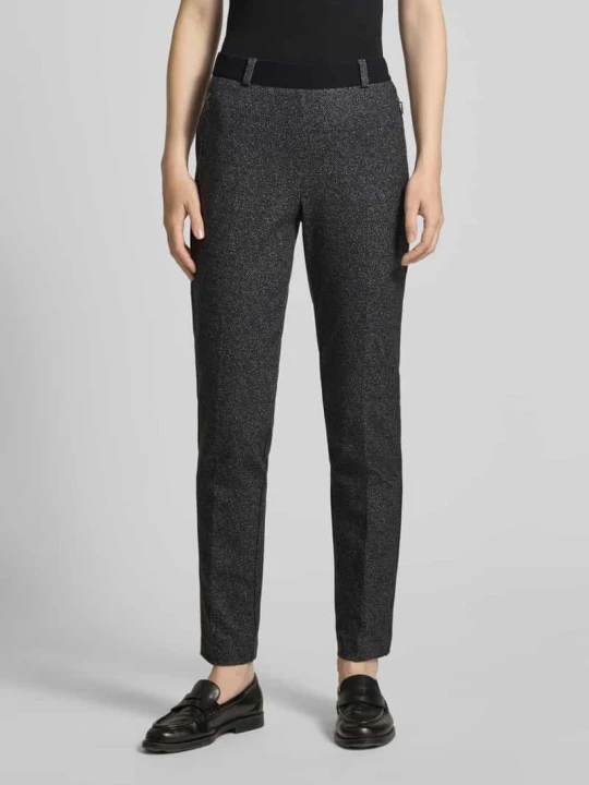 Zdjęcie produktu Spodnie materiałowe o kroju slim fit w kant model ‘Lillyth’ Raphaela By Brax Antracytowy