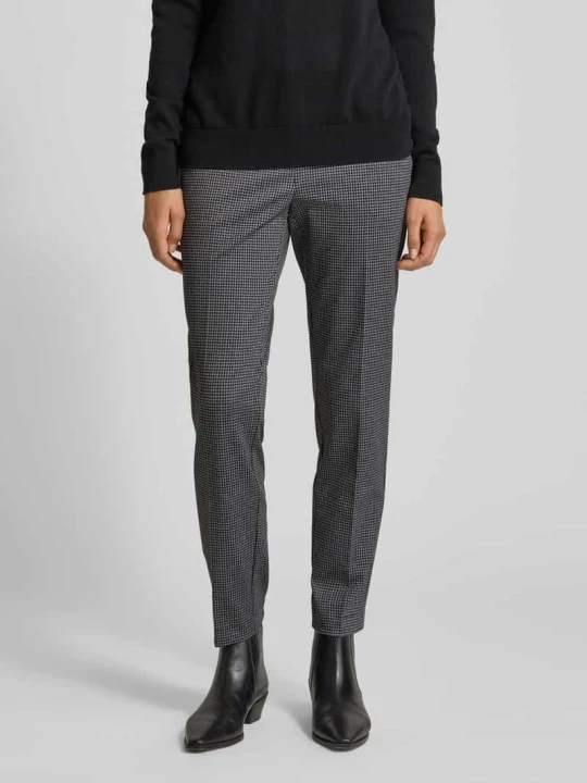 Zdjęcie produktu Spodnie materiałowe o kroju slim fit w kant model ‘STYLE.MARON’ BRAX Ciemnoszary