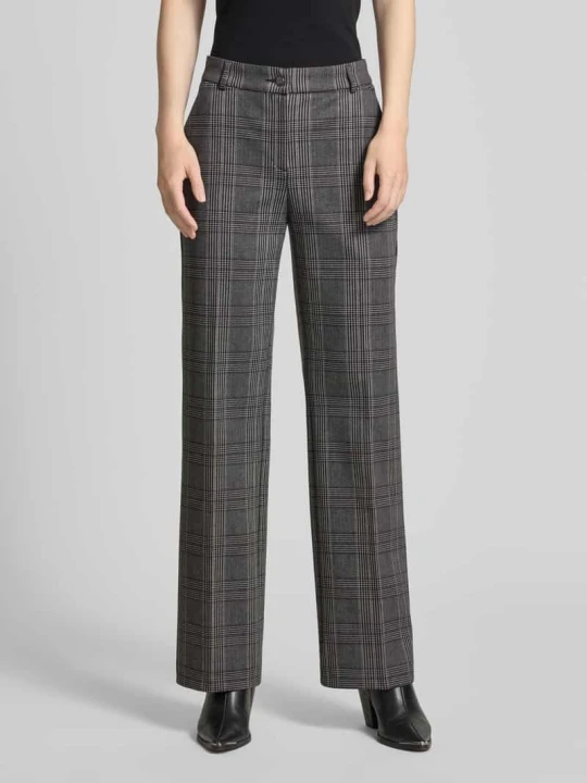 Zdjęcie produktu Spodnie materiałowe o kroju slim fit z dodatkiem wiskozy model ‘Maine’ BRAX Ciemnoszary
